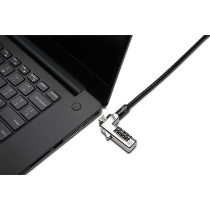 Kensington F, Slim Combination Laptop Lock-Reset - Secure Ultra-Thin & 2-in-1 Devices with 6 ft Carbon Steel Cable