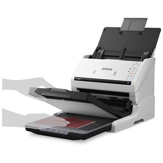 Epson DS-530 II Color Duplex Document Scanner - Fast 35 ppm, 50-Page Auto Feeder, OCR & Cloud Integration