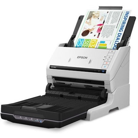 Epson DS-530 II Color Duplex Document Scanner - Fast 35 ppm, 50-Page Auto Feeder, OCR & Cloud Integration
