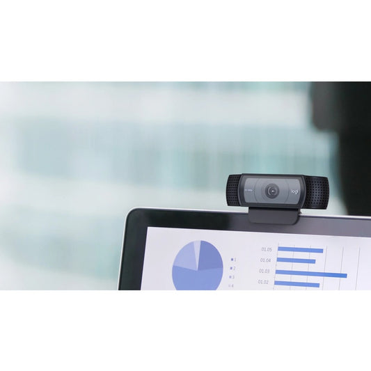 Logitech C920e HD 1080p Business Webcam with Privacy Shutter and Dual Microphones