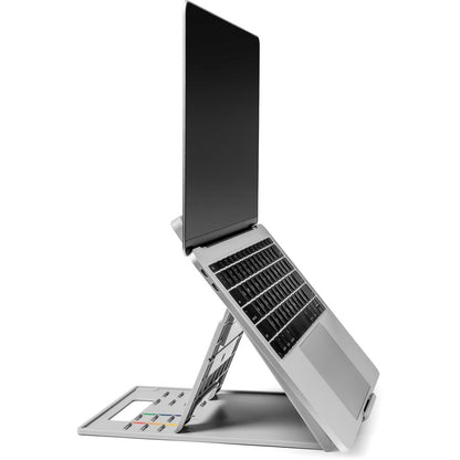 Kensington Easy Riser Go Laptop Riser Grey - Adjustable Ergonomic Stand for Laptops & Tablets up to 14 inches
