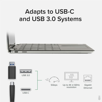 Plugable USB Type-C Dual 4K HDMI and Gigabit Ethernet Adapter (USBC-6950UE)