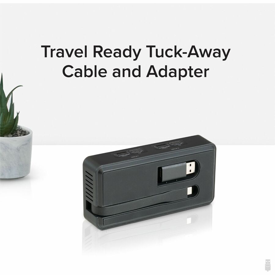 Plugable USB Type-C Dual 4K HDMI and Gigabit Ethernet Adapter (USBC-6950UE)