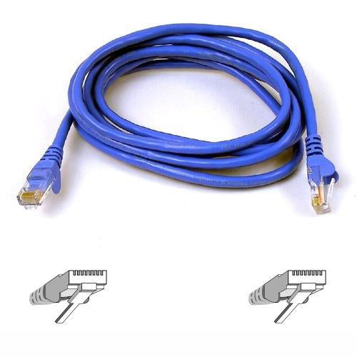 Belkin Cat6 UTP Snagless Patch Cable, 6 Feet, Blue - High-Speed Ethernet for LANs and Internet