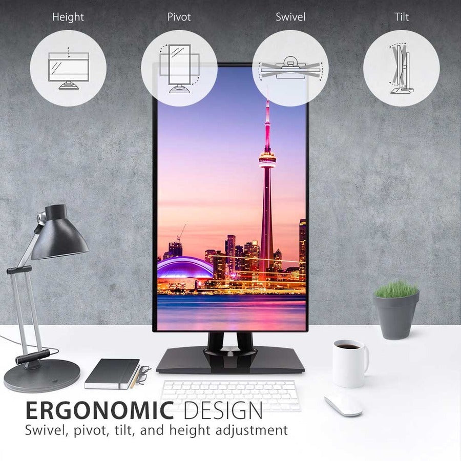 ViewSonic VP2768a 27-Inch Premium IPS Monitor with USB-C and Color Accuracy