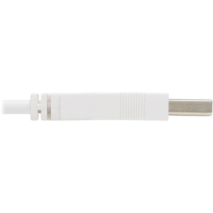 Eaton Tripp Lite Series Safe-IT USB 2.0 A to Micro-B Antibacterial Cable, 6 ft, White