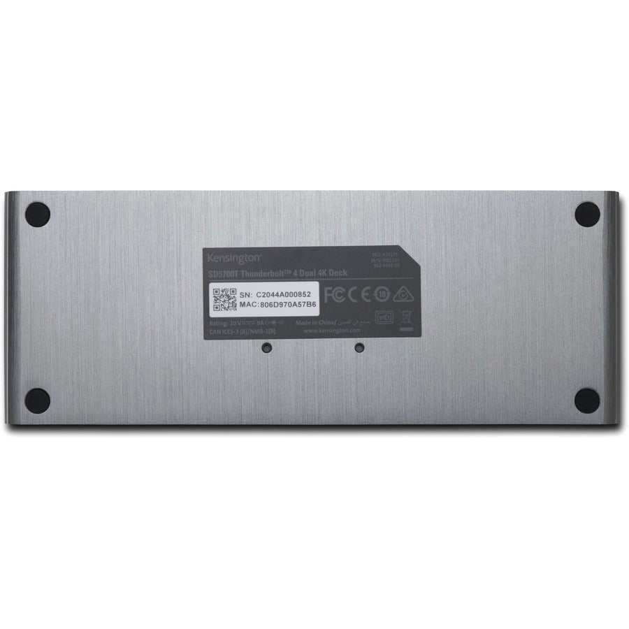 Kensington SD5700T Thunderbolt 4 Dual 4K Docking Station with 90W Power Delivery