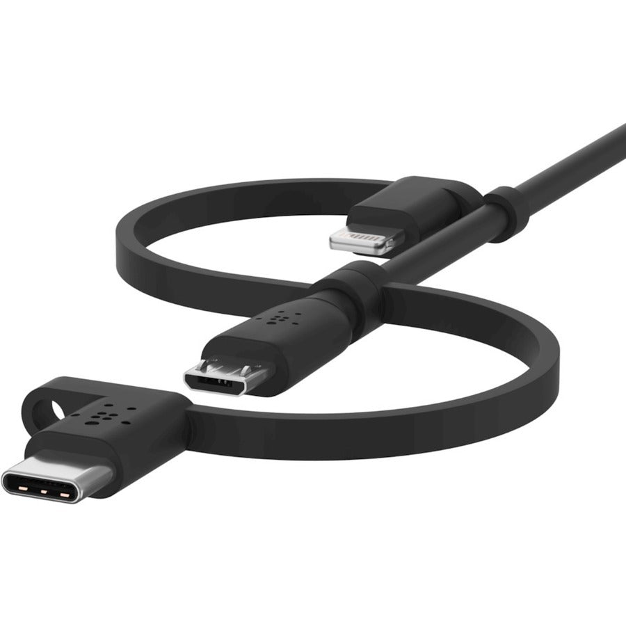 Belkin Universal 3-in-1 Charging & Data Transfer Cable with MFi Certification