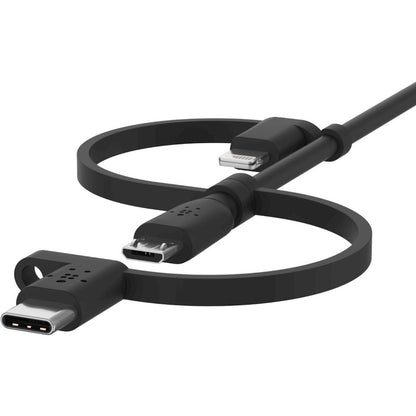 Belkin Universal 3-in-1 Charging & Data Transfer Cable with MFi Certification