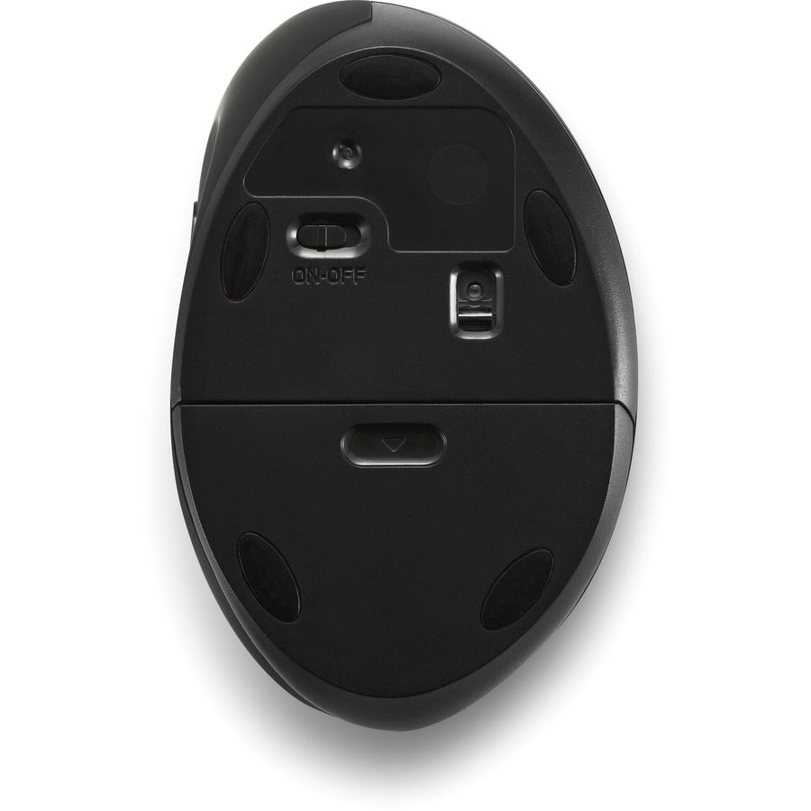Kensington ProFit Left-Handed Ergo Wireless Mouse - Ergonomist-Approved, USB, 6 Buttons, 1600 DPI, Black