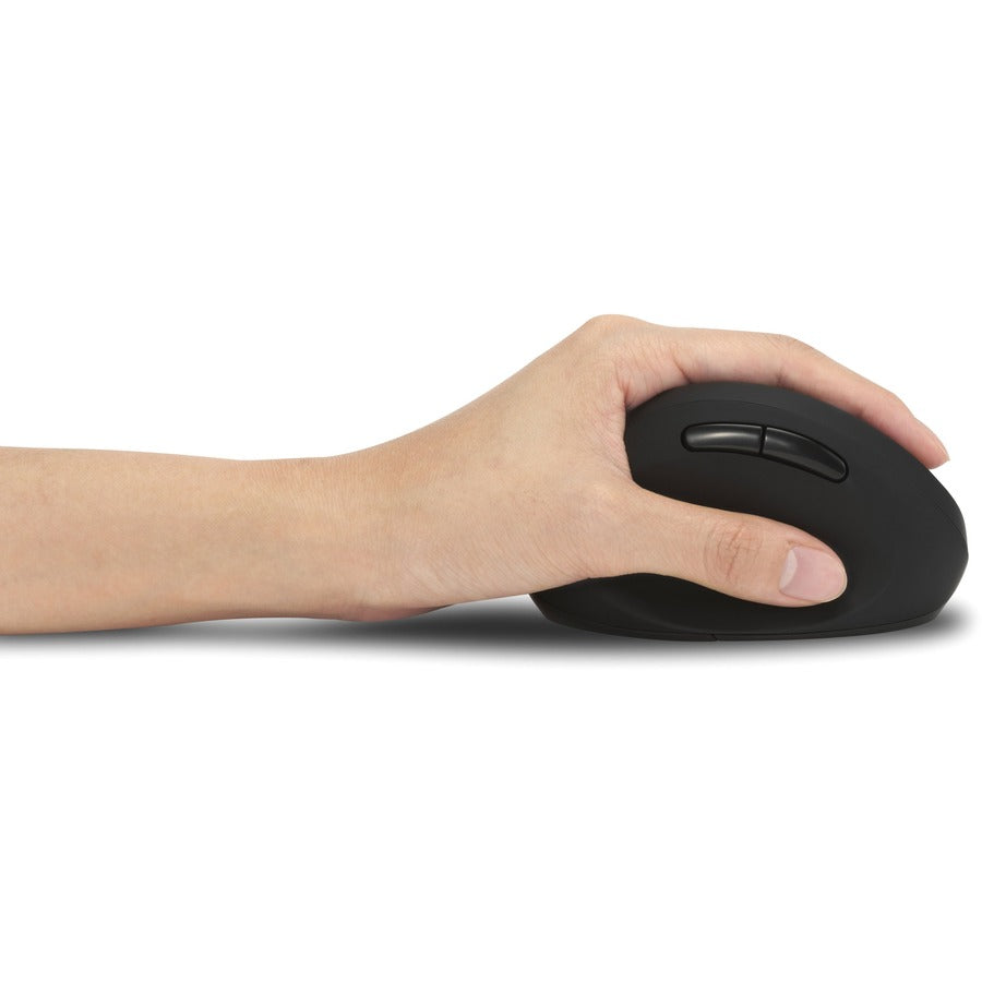 Kensington ProFit Left-Handed Ergo Wireless Mouse - Ergonomist-Approved, USB, 6 Buttons, 1600 DPI, Black