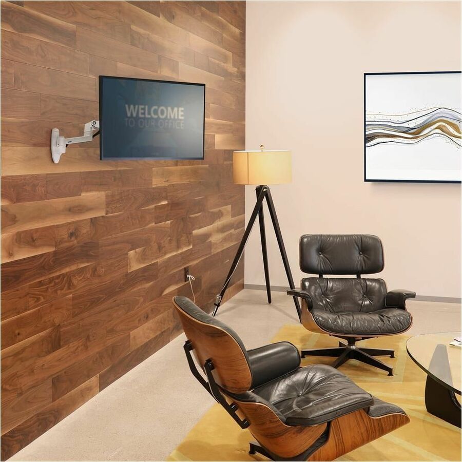 Ergotron LX Mounting Arm for LCD Display - Bright White, Wall Mount System