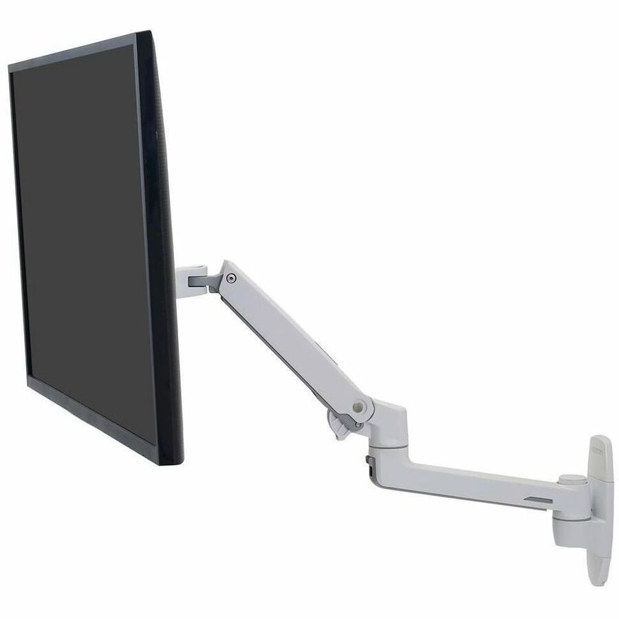 Ergotron LX Mounting Arm for LCD Display - Bright White, Wall Mount System