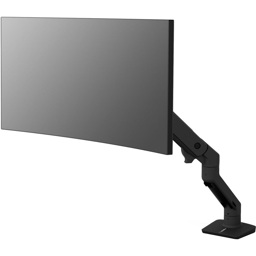 Ergotron HX Desk Monitor Arm for Curved 49-Inch Displays - Matte Black