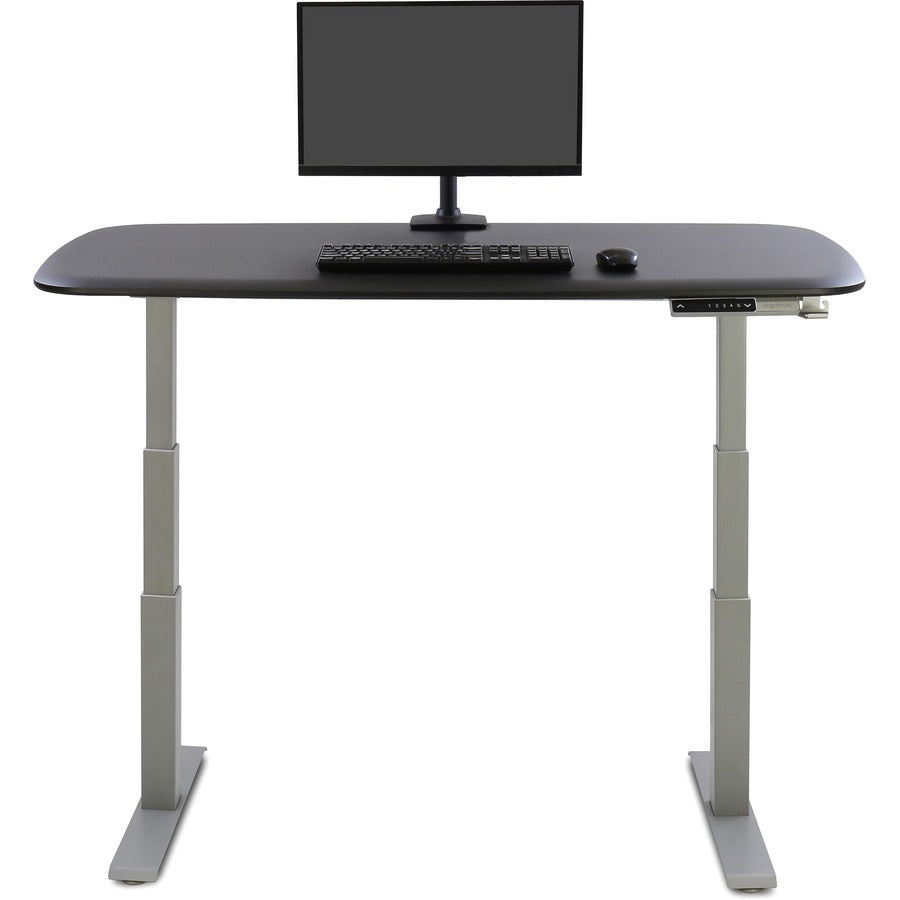 Ergotron LX Desk Monitor Arm with Low-Profile Clamp in Matte Black