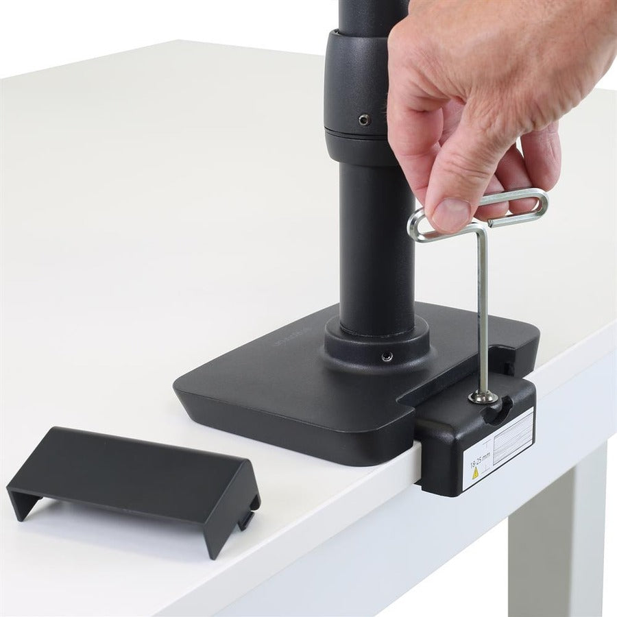 Ergotron Low-Profile Top-Mount C-Clamp (Part 98-478-224) for Desk Mount Arms, Matte Black