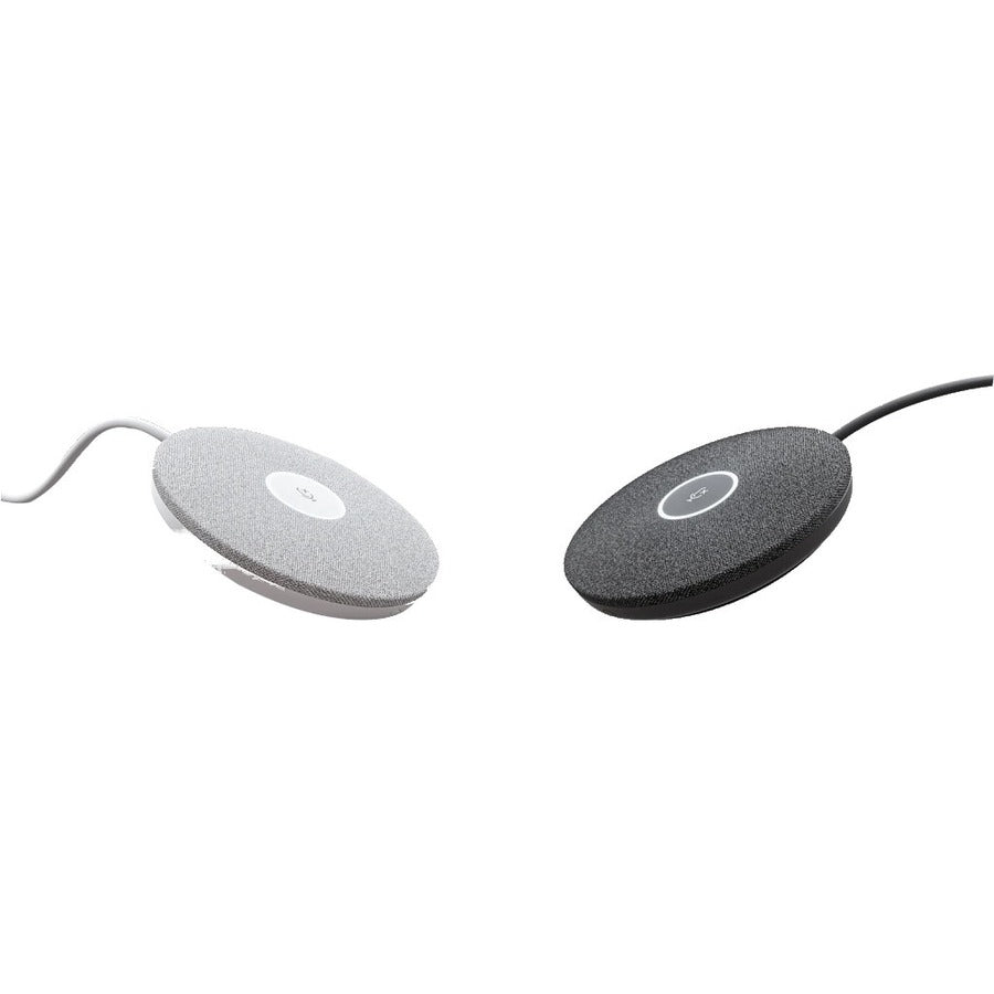 Logitech Rally Mic Pod – White | Professional Beamforming Microphone with RightSound™ Technology