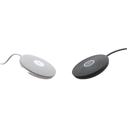 Logitech Rally Mic Pod – White | Professional Beamforming Microphone with RightSound™ Technology