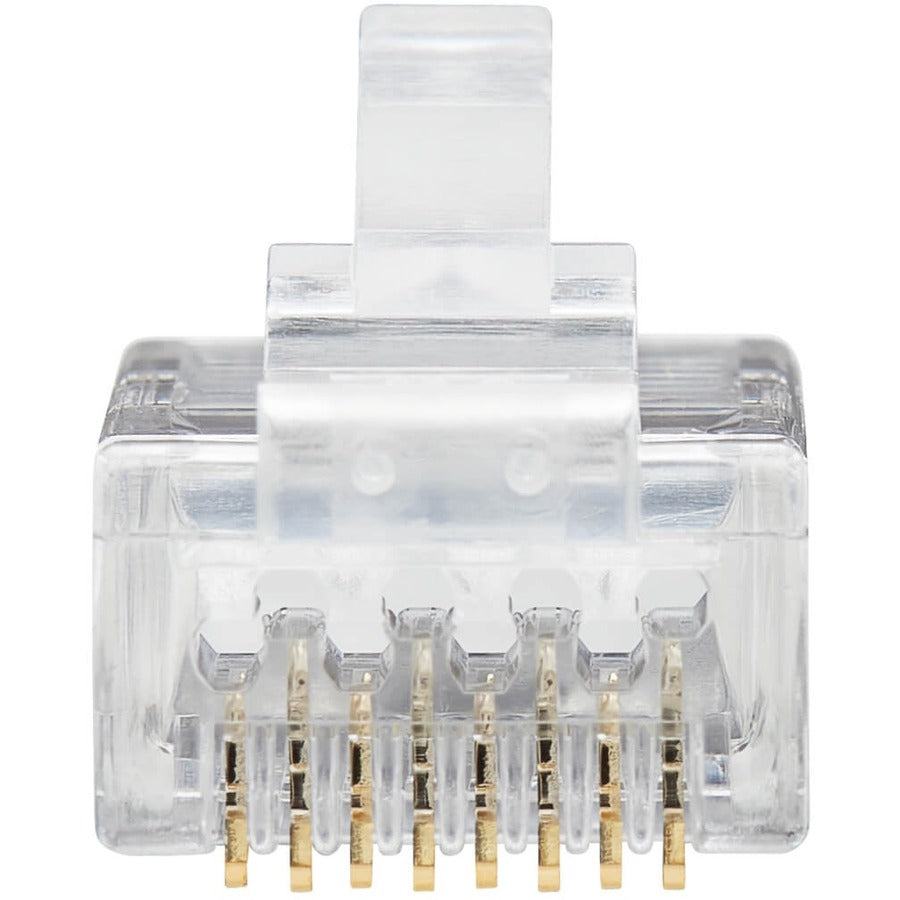 Eaton Tripp Lite Series Cat6 RJ45 Pass-Through UTP Modular Plug, 50 Pack