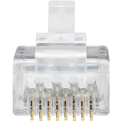 Eaton Tripp Lite Series Cat6 RJ45 Pass-Through UTP Modular Plug, 50 Pack