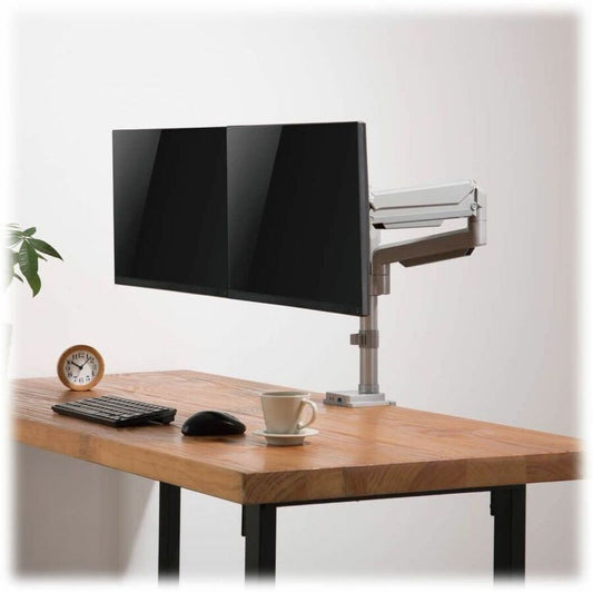 Eaton Tripp Lite DDR1732DAL Dual-Display Flex-Arm Desk Clamp Mount with USB and Audio Ports