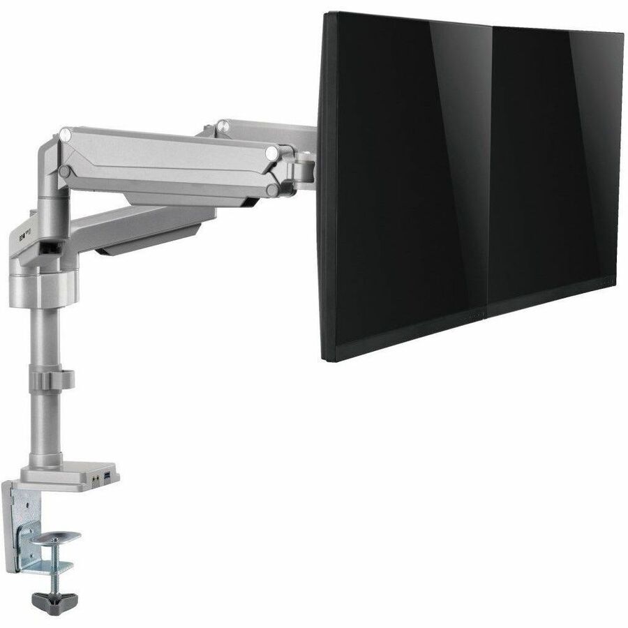 Eaton Tripp Lite DDR1732DAL Dual-Display Flex-Arm Desk Clamp Mount with USB and Audio Ports