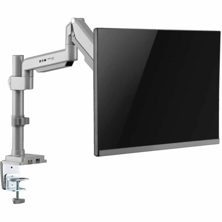Eaton Tripp Lite Series DDR1732SAL Single-Display Flex-Arm Desktop Clamp with USB and Audio - Supports 17 to 32 Inch Monitors