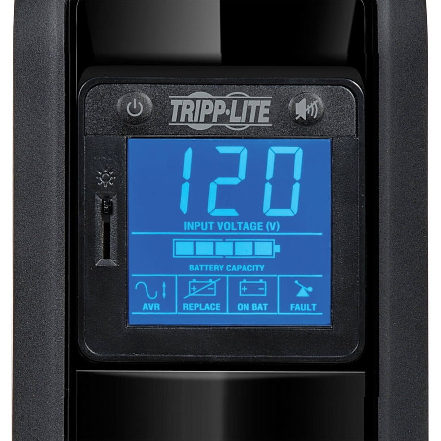 Eaton OmniSmart OMNI900LCD 900VA Line-Interactive Tower UPS with LCD Display and USB Port