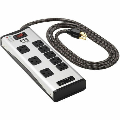 Eaton Tripp Lite Series TLM88USBC 8-Outlet Surge Protector with USB Charging and 2100 Joules Protection