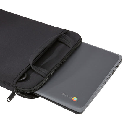 Case Logic Quantic LNEO-212 12-Inch Chromebook Sleeve with Shoulder Strap and Accessory Pocket - Black