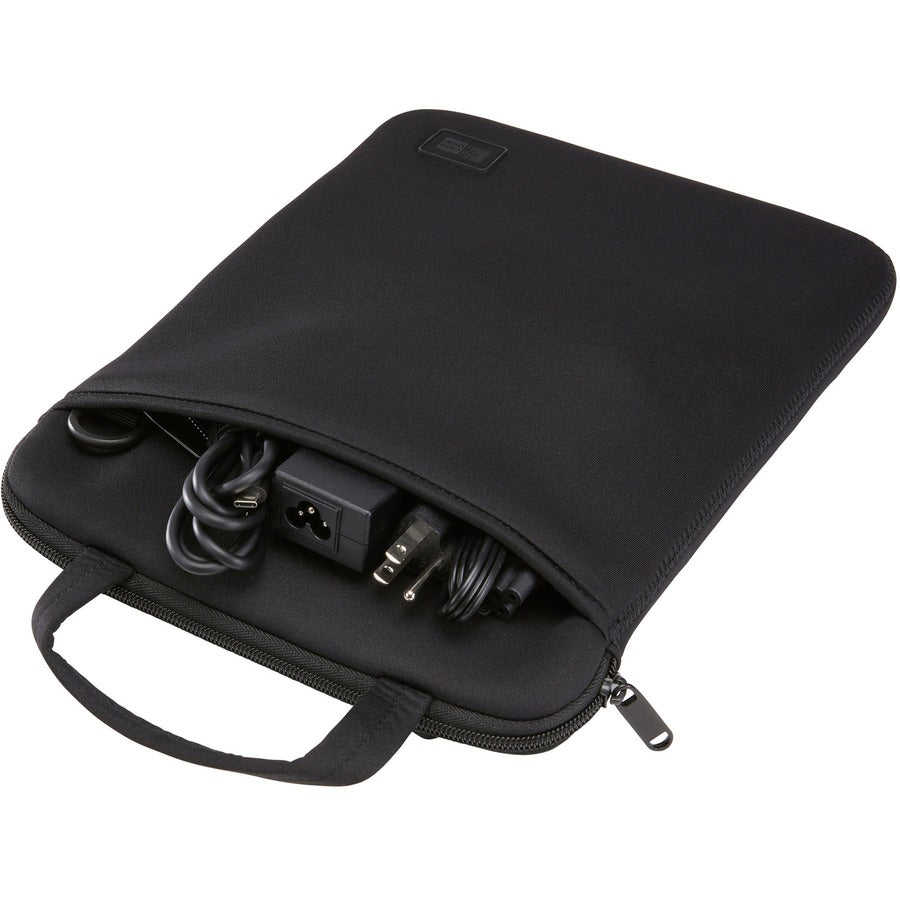 Case Logic Quantic LNEO-212 12-Inch Chromebook Sleeve with Shoulder Strap and Accessory Pocket - Black