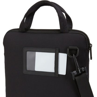 Case Logic Quantic LNEO-212 12-Inch Chromebook Sleeve with Shoulder Strap and Accessory Pocket - Black