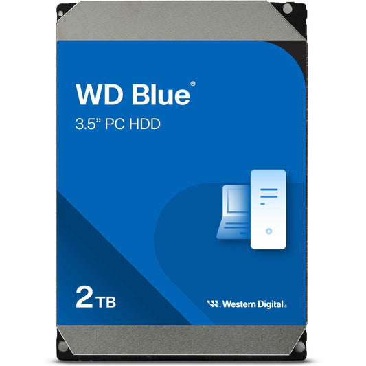 Western Digital Blue WD20EZBX 2TB Internal 3.5-Inch SATA Hard Drive for PC and Office Use
