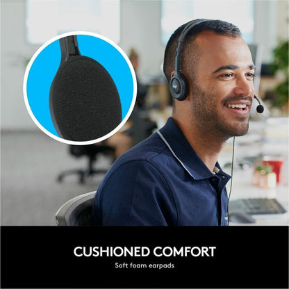 Logitech H111 Stereo Headset with 3.5 mm Audio Jack for Education