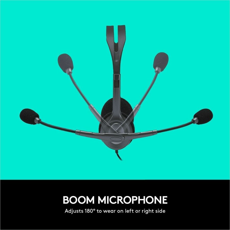 Logitech H111 Stereo Headset with 3.5 mm Audio Jack for Education