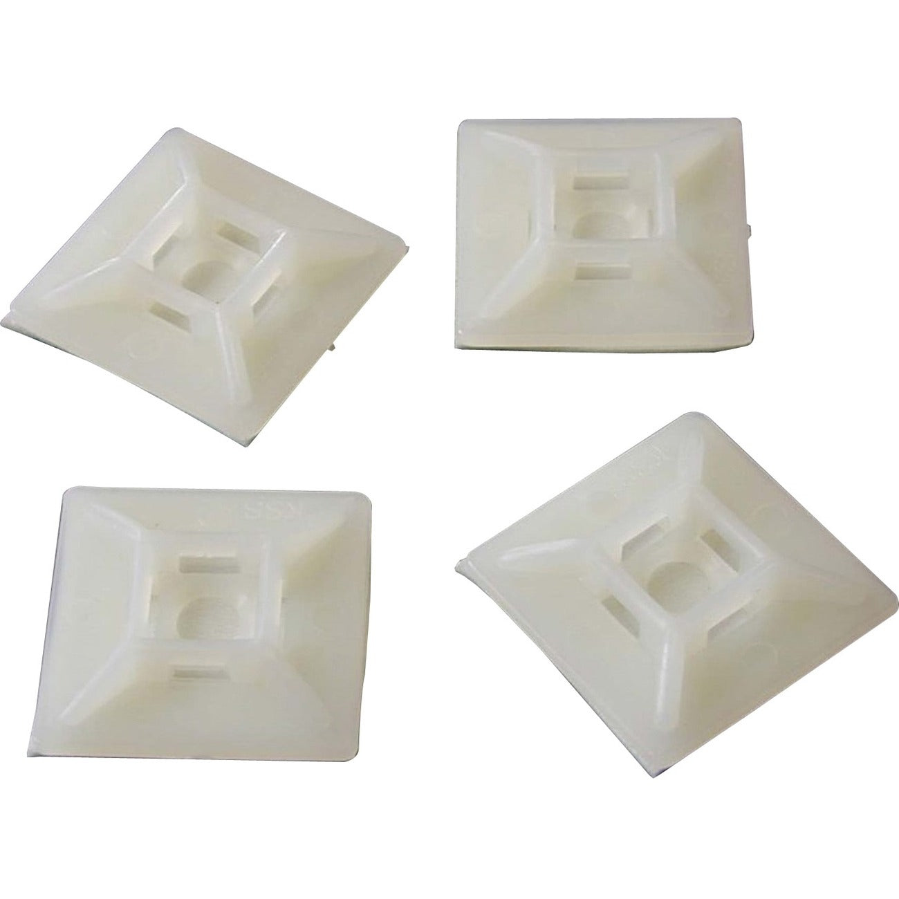 StarTech.com HC102 Self-Adhesive Nylon Cable Tie Mounts - Pack of 100