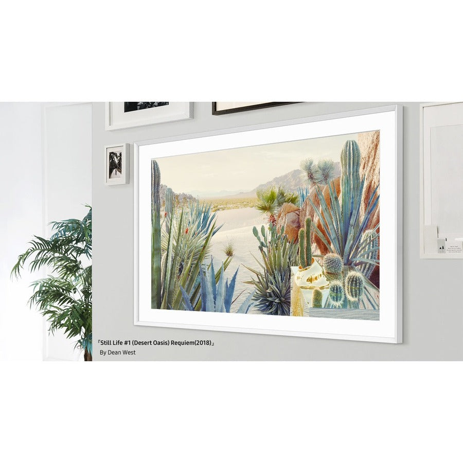 Samsung (2021) 50" The Frame Customizable Bezel - Modern White