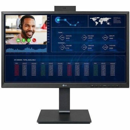 LG 24CN650N-6A All-in-One Thin Client with Intel Celeron J4105, 23.8" Full HD IPS Display, and Fanless Design