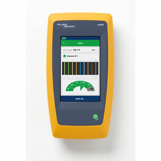 Fluke Networks LinkIQ Cable+Network Tester Advanced Kit for Cable Verification and Network Diagnostics