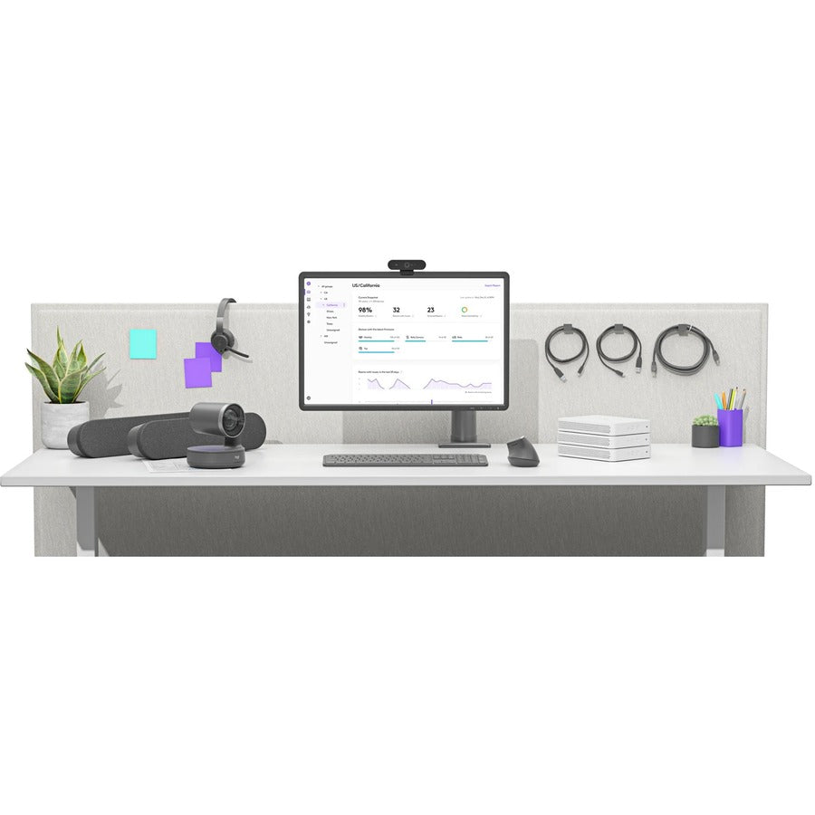 Logitech RoomMate CollabOS Web Conference Appliance for Large Meeting Rooms