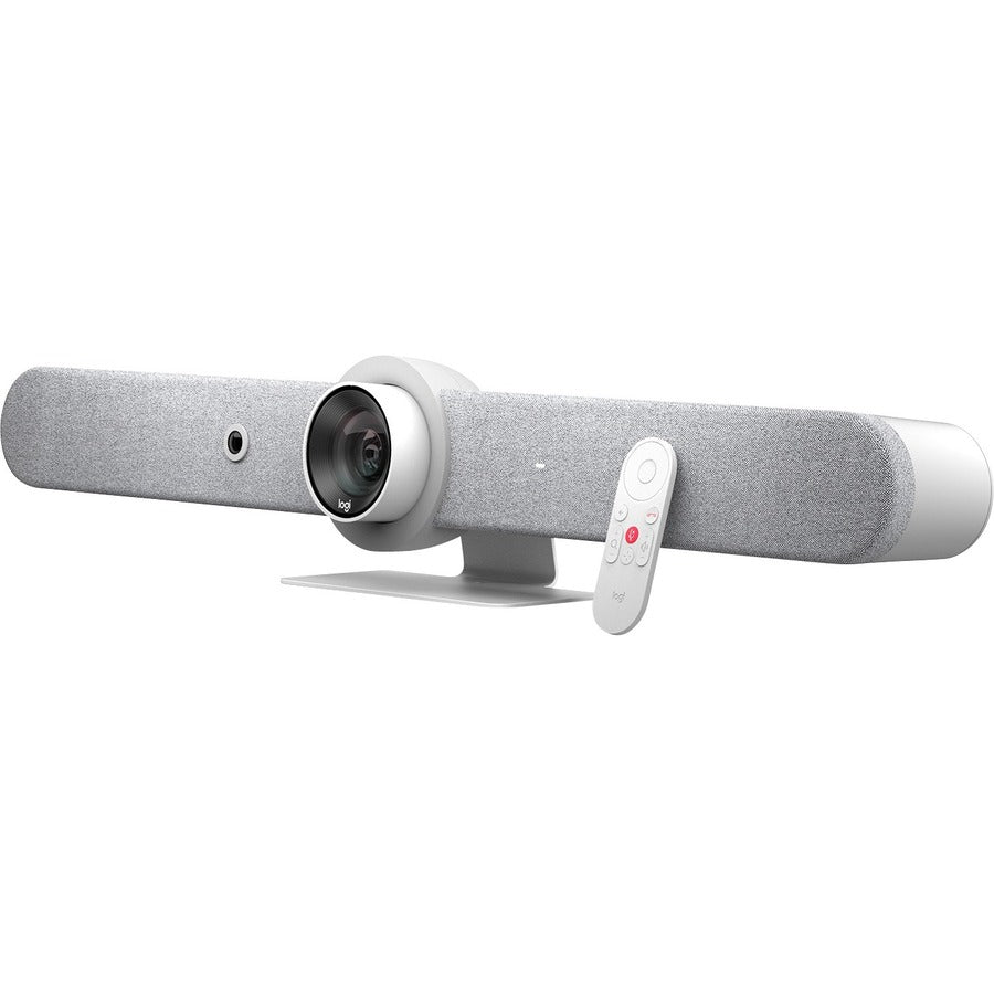 Logitech Rally Bar Mini All-In-One Video Conferencing Camera for Small Rooms - White