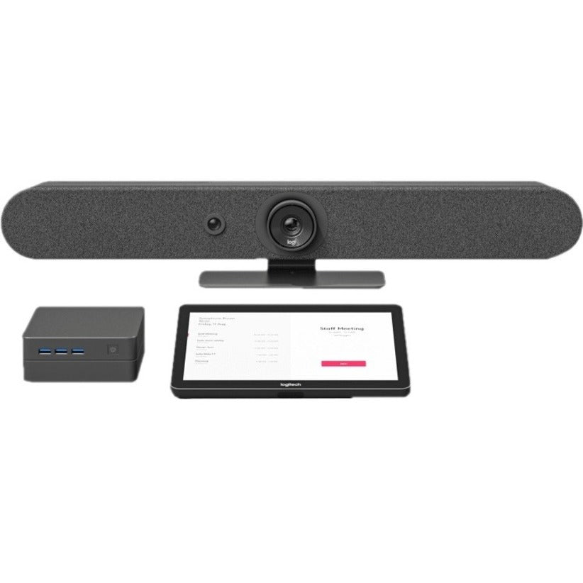 Logitech Rally Bar Mini All-In-One Video Conference Solution for Small to Medium Rooms - Graphite