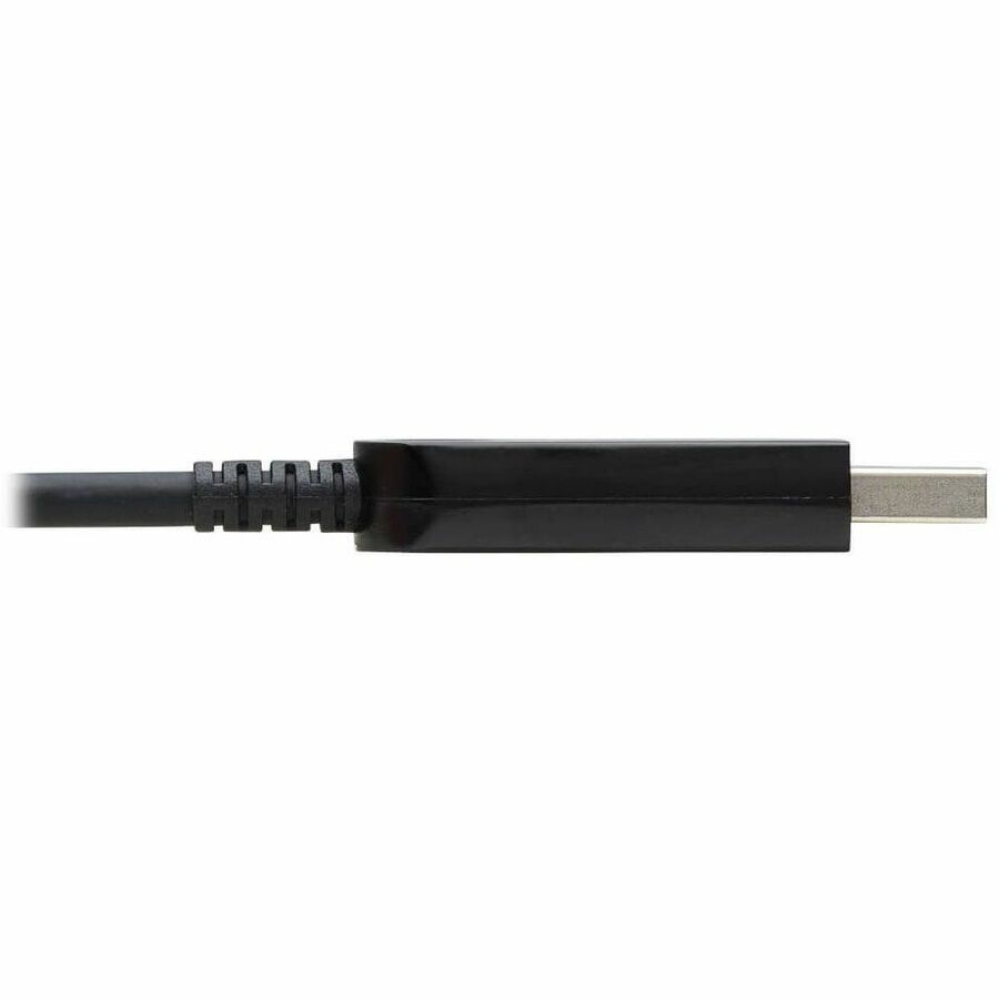 Eaton Tripp Lite Series USB 3.2 Gen 1 Fiber Optic Cable U328F-15M – 15 ft. Plenum-Rated Black USB A to USB B Connectors