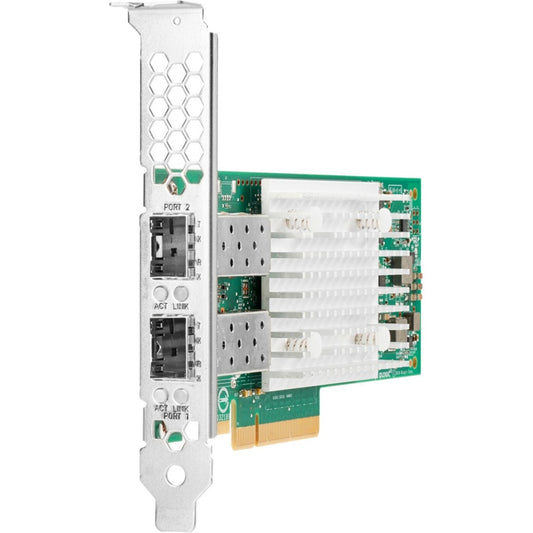 Hewlett Packard Enterprise P08443-B21 25Gigabit Ethernet Card for Servers – Dual SFP28 Ports, PCI Express 4.0 x8 Interface, Optical Fiber Support