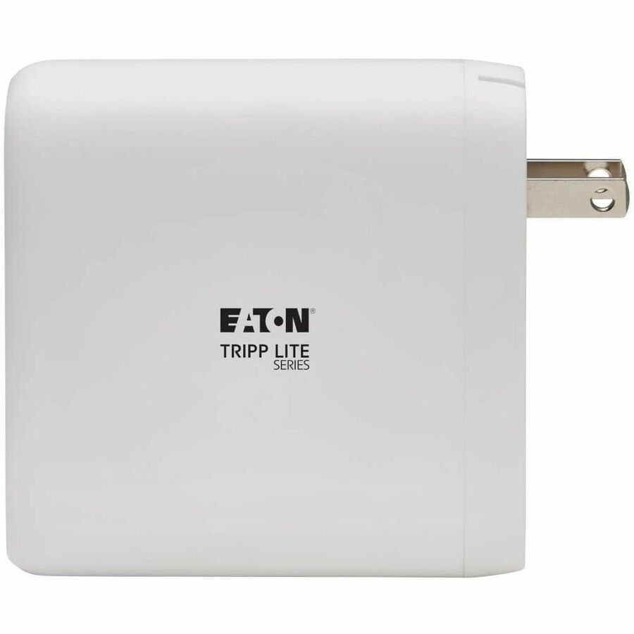 Eaton Tripp Lite Series 4-Port Compact USB Wall Charger with GaN Technology - 100W PD Fast Charging, 2 USB-C & 2 USB-A Ports, White