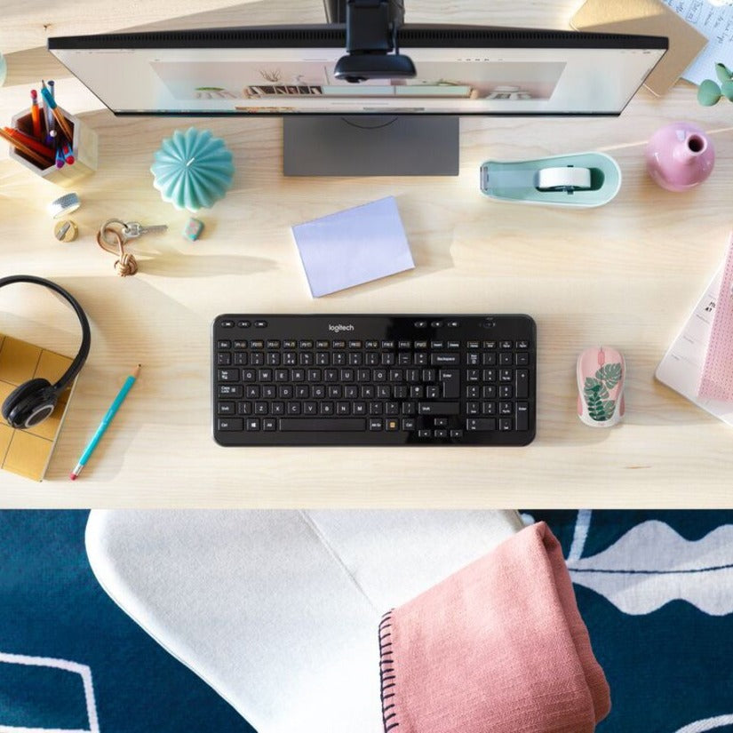 Logitech Design Collection Limited Edition Wireless Mouse with Chirpy Bird Pattern – USB Unifying Receiver, 12-Month Battery Life, Portable & Lightweight