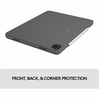 Logitech Combo Touch Keyboard and Cover Case for 11-Inch iPad Pro (3rd & 2nd Generation) - Oxford Gray