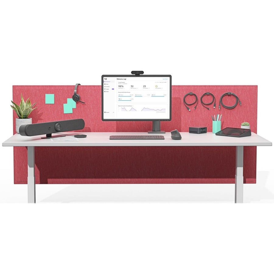 Logitech Rally Bar Mini (Graphite) and Tap Video Conferencing Kit for Small Rooms