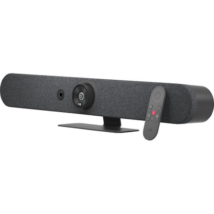 Logitech Rally Bar Mini (Graphite) and Tap Video Conferencing Kit for Small Rooms