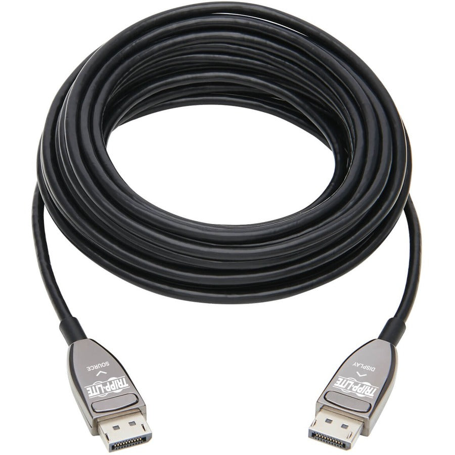 Eaton Tripp Lite Series 8K DisplayPort Fiber Optic Cable, 10 ft. (Part P580F3-10M-8K6)